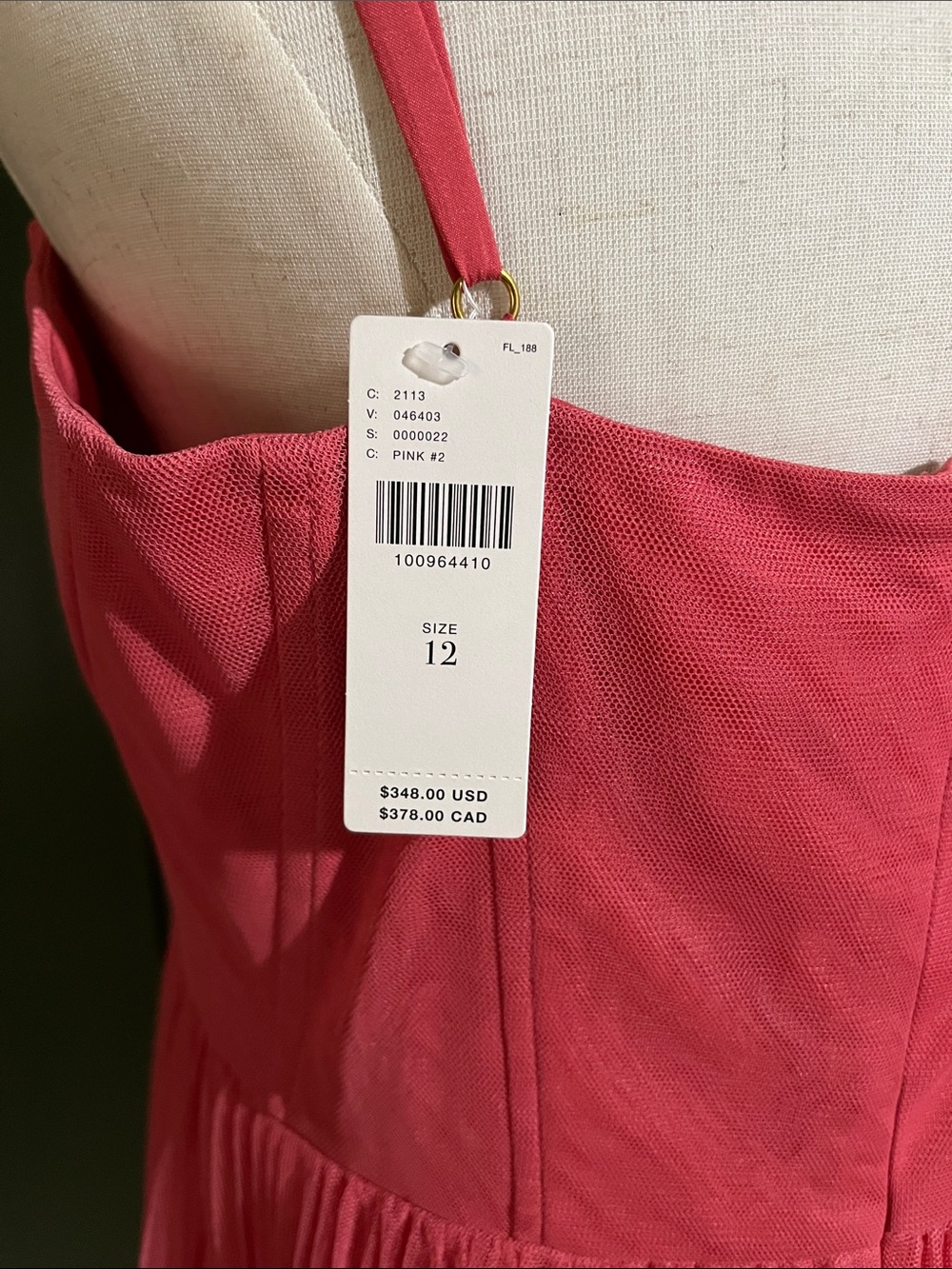 Hutch Cotton Candy Pink Pleated Maxi Dress with Spaghetti Straps - Picture 8 of 8